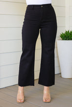 Load image into Gallery viewer, Annie Wear August High Rise Wide Leg Crop Jeans in Black