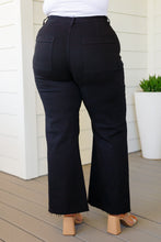 Load image into Gallery viewer, Annie Wear August High Rise Wide Leg Crop Jeans in Black