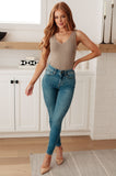 JUDY BLUE Bryant High Rise Thermal Skinny Jean