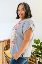 Load image into Gallery viewer, ANDREE BY UNIT Canopy Of Crushes Striped Floral Top