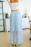 143 Story Cascading Ruffles A-Line Skirt