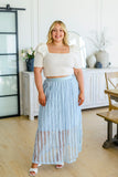 143 Story Cascading Ruffles A-Line Skirt