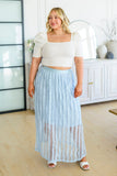 143 Story Cascading Ruffles A-Line Skirt