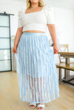 143 Story Cascading Ruffles A-Line Skirt