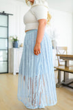 143 Story Cascading Ruffles A-Line Skirt