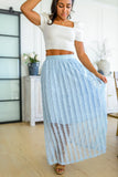 143 Story Cascading Ruffles A-Line Skirt