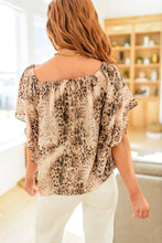 Load image into Gallery viewer, Andree By Unit Desert Romance Animal Print Blouse