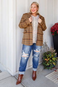 BIBI Fancy Me Floral Button Down