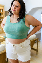 Load image into Gallery viewer, WHITE BIRCH Get On My Level Cropped Cami in Mint