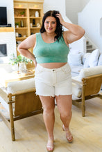 Load image into Gallery viewer, WHITE BIRCH Get On My Level Cropped Cami in Mint