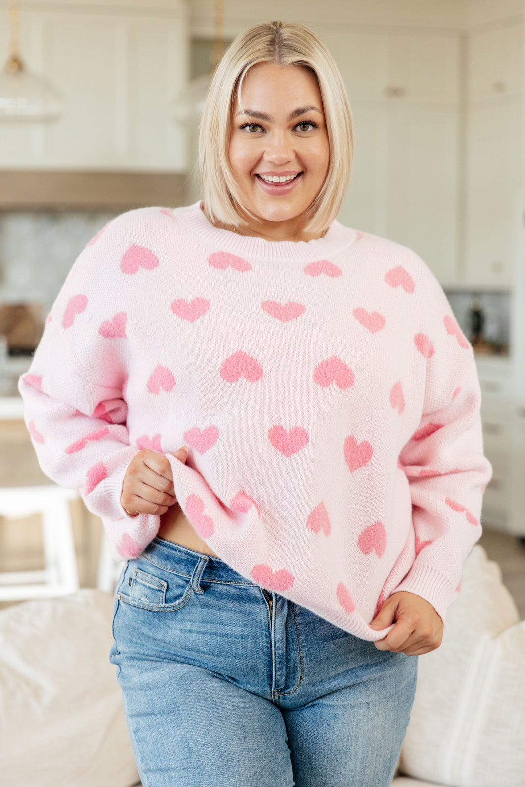 BIBI Heart On My Sleeves Sweater