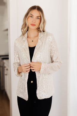 HAPTICS I Know You're Busy Sequin Blazer