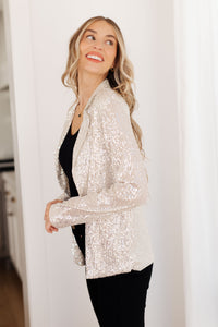 HAPTICS I Know You're Busy Sequin Blazer