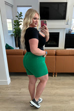 Load image into Gallery viewer, Judy Blue Jenna High Rise Control Top Cuffed Shorts in Green