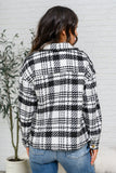 JODIFL Kate Plaid Jacket in Black & White