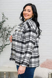 JODIFL Kate Plaid Jacket in Black & White