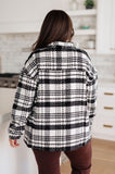 JODIFL Kate Plaid Jacket in Black & White