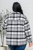 JODIFL Kate Plaid Jacket in Black & White