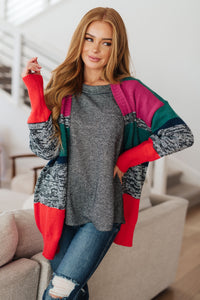 HAPTICS Keep it Cozy Striped Cardigan