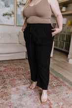 Load image into Gallery viewer, Cotton Bleu Love Me Dearly High Waisted Pants in Black