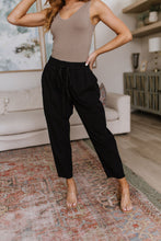 Load image into Gallery viewer, Cotton Bleu Love Me Dearly High Waisted Pants in Black