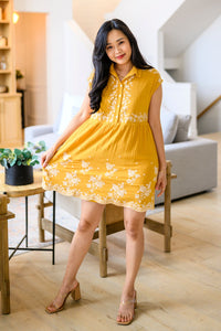 Andree By Unit Marigold Embroidered Dress