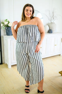 Andree By Unit Modern Stripes Sleeveless Jumpsuit