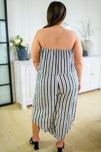 Andree By Unit Modern Stripes Sleeveless Jumpsuit