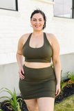 RAE MODE Next Move Sports Bra In Olive