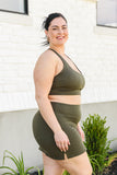 RAE MODE Next Move Sports Bra In Olive