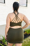 RAE MODE Next Move Sports Bra In Olive