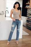 JUDY BLUE O'Hara Destroyed Straight Jeans