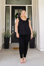 Load image into Gallery viewer, ANDREE BY UNIT Parisian Stroll Lace Blouse in Black