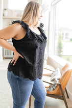 Load image into Gallery viewer, ANDREE BY UNIT Parisian Stroll Lace Blouse in Black