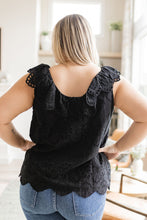 Load image into Gallery viewer, ANDREE BY UNIT Parisian Stroll Lace Blouse in Black