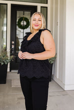 Load image into Gallery viewer, ANDREE BY UNIT Parisian Stroll Lace Blouse in Black