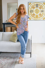 Load image into Gallery viewer, HAPTICS Patient in Paisley Flutter Sleeve Top