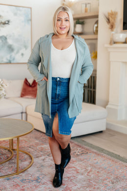 HEYSON Please Proceed Hooded Cardigan