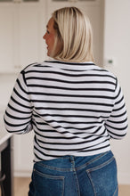 Load image into Gallery viewer, One Eleven North Self Improvement V-Neck Striped Sweater