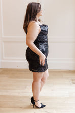 Load image into Gallery viewer, 143 STORY Shining in Sequins Dress in Black