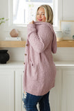 ONE ELEVEN NORTH Soft Wisteria Hooded Cardigan