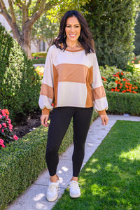 Hailey & Co Status Quo Boxy Long Sleeve Top