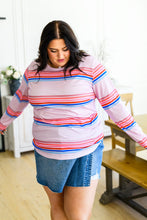 Load image into Gallery viewer, One Eleven North Sweet Like Candy Striped Long Sleeve