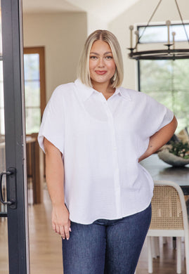 Shopin La Sweet Simplicity Button Down Blouse