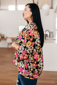 Andree By Unit Take Another Chance Floral Print Top