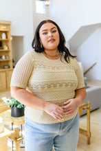 Load image into Gallery viewer, One Eleven North Thea Crocheted Knit Top