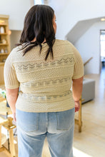 Load image into Gallery viewer, One Eleven North Thea Crocheted Knit Top