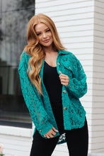 Load image into Gallery viewer, BiBi Topped with Lace Button Down