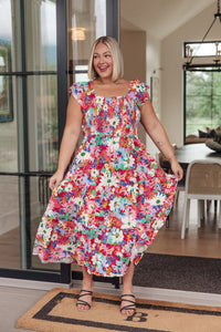 JODIFL Walk in the Flowers Maxi Dress