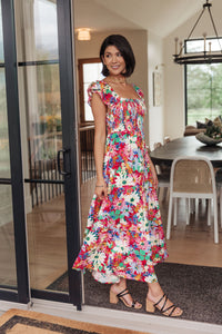 JODIFL Walk in the Flowers Maxi Dress